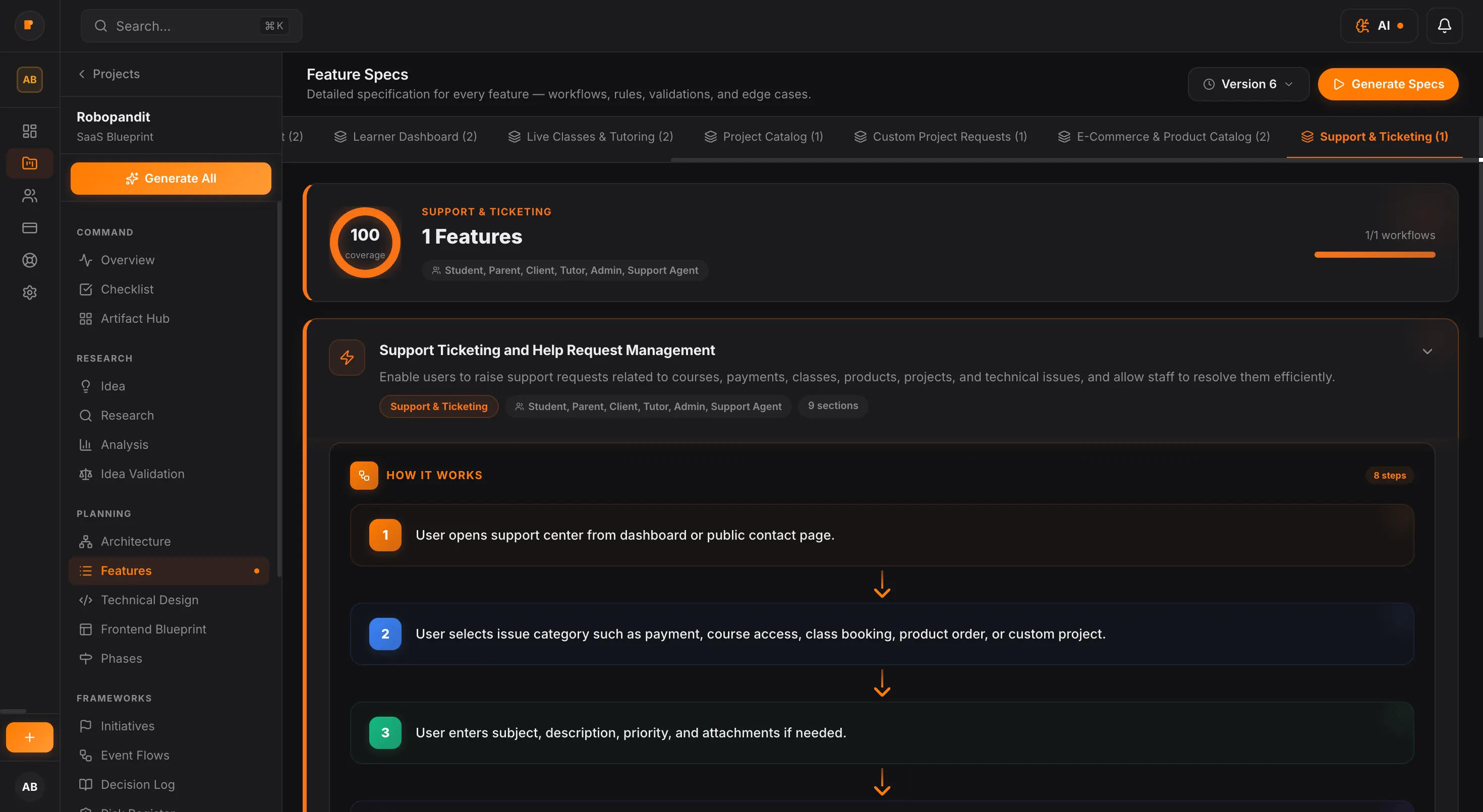 Support Workflow